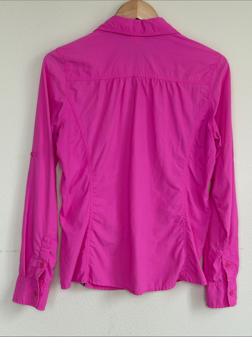 The North Face Women's M Tekware First Trail UPF 50+ Sun Shirt Pink Long Sleeve - Picture 4 of 13